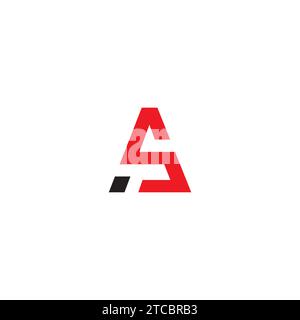 ASI-Logo. Letter ALS Logo-Design. AI-Logo Stock Vektor