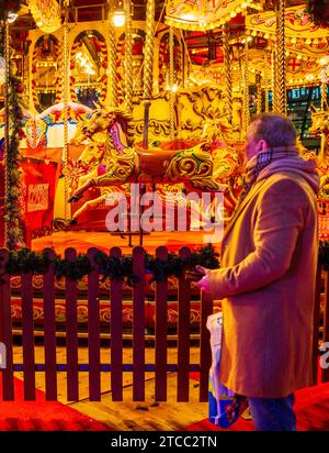 Glasgows „Winterfest“ am George Square, Glasgow, Schottland Stockfoto