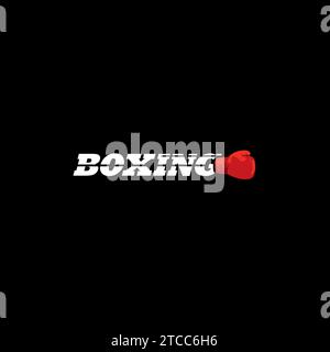 Boxing Logo Einfach. Symbol Für Boxsport Stock Vektor