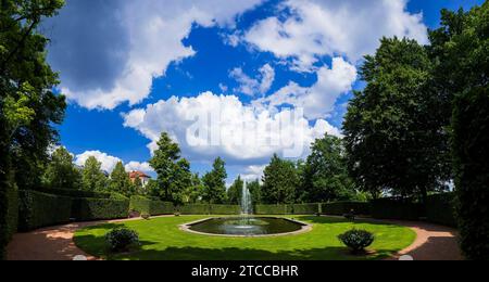 Schloss und Park Lichtenwalde Stockfoto