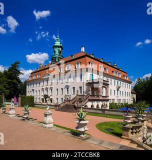 Schloss und Park Lichtenwalde Stockfoto