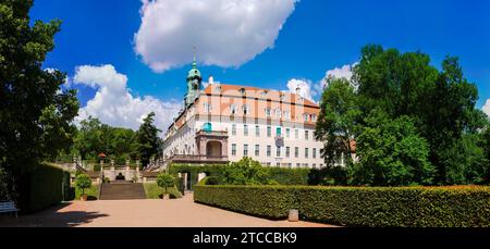 Schloss und Park Lichtenwalde Stockfoto