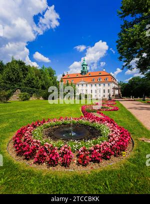 Schloss und Park Lichtenwalde Stockfoto