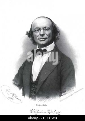 Wilhelm Eduard Weber IIa. Stockfoto