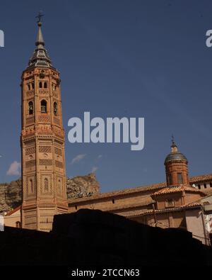 Calatayud, 08.01.2014. Im Bild: Die Kirche D San Andrés. Foto: Fabián Simón. Archdc. Quelle: Album / Archivo ABC / Fabián Simón Stockfoto