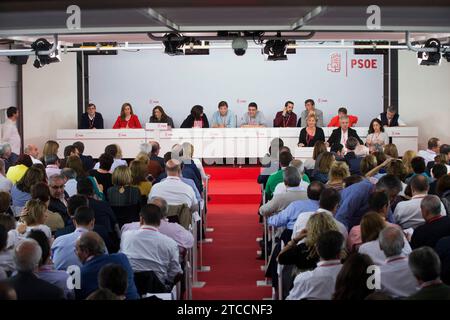 Madrid, 23.10.2016. Bundesausschuss der PSOE. Foto: Angel von Antonio Archdc. Quelle: Album / Archivo ABC / Ángel de Antonio Stockfoto