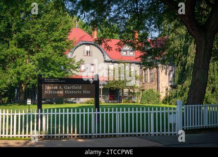 James A. Garfield National Historic Site in Mentor, Ohio Stockfoto