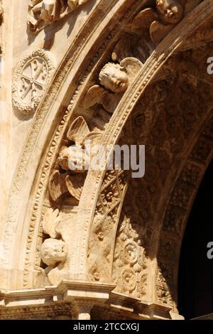 Calatayud, 08.01.2014. Im Bild: Die Kirche D San Andrés. Foto: Fabián Simón. Archdc. Quelle: Album / Archivo ABC / Fabián Simón Stockfoto