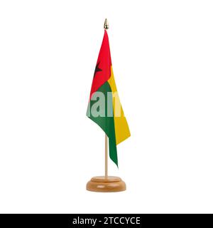 Guinea-Bissau-Flagge Stockfoto