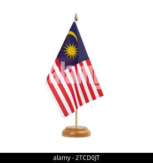 Malaysia-Flagge Stockfoto