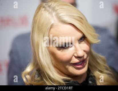 Madrid, 20.10.2015. Präsentation im Schlachthof Netflix. Im Bild, Daryl Hannah. Foto: San Bernardo Archdc. Quelle: Album / Archivo ABC / Eduardo San Bernardo Stockfoto