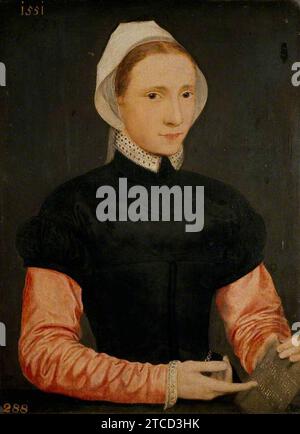 Willem Key (ca. 1520–1568) – Porträt einer Dame, genannt Lady Helen Leslie, Ehefrau von Mark Ker Stockfoto