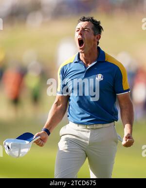 Aktenfoto vom 12/23 von Rory McIlroy. Earps steht auf der Shortlist von Cricketspieler Stuart Broad, dem ehemaligen Jockey Frankie Dettori, Katarina Johnson-Thompson, Rollstuhltennisspielerin Alfie Hewett und Golfspieler Rory McIlroy. Ausgabedatum: Dienstag, 12. Dezember 2023. Stockfoto