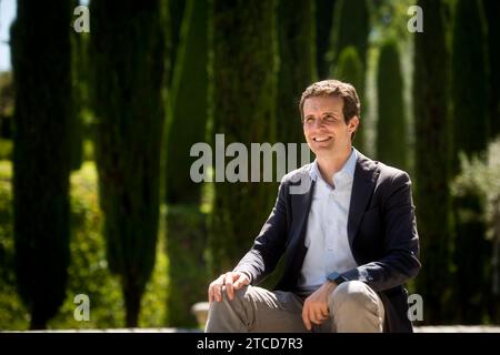 Madrid, 07.08.2018. Interview Mit Pablo Casado. Foto: Maya Balanya Archdc. Quelle: Album / Archivo ABC / Maya Balanya Stockfoto