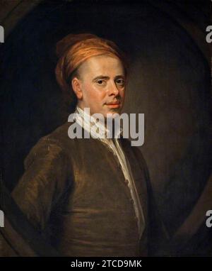 William Aikman (1682–1731) – Allan Ramsay (1684–1758), Dichter Stockfoto