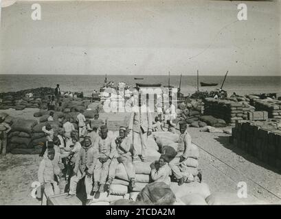 Marokkanischer Krieg, MelillaKampagne, 1909. Die Spanier in Melilla