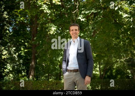 Madrid, 07.08.2018. Interview Mit Pablo Casado. Foto: Maya Balanya Archdc. Quelle: Album / Archivo ABC / Maya Balanya Stockfoto