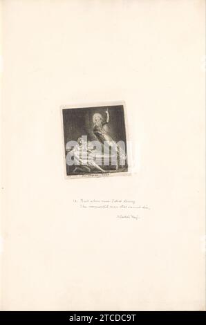 William Blake - für die Geschlechter - die Tore des Paradieses, Platte 15, ''Furcht & Hoffnung sind -- Vision'' Stockfoto