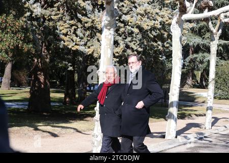 Madrid, 02.06.2018. Treffen im Palast von Moncloa zwischen Präsident Mariano Rajoy und dem portugiesischen Premierminister Antonio Costa. Foto: Jaime García ARCHDC. Quelle: Album / Archivo ABC / Jaime García Stockfoto