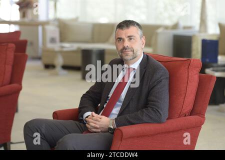 Barcelona, 03.06.2018. Interview mit dem ehemaligen Stadtrat Santi Vila. Foto: Inés Baucells ARCHDC. Quelle: Album / Archivo ABC / Inés Baucells Stockfoto