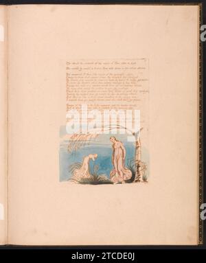 William Blake - The Book of Thel, Plate 4, Warum sollte die Geliebte? . . ." Stockfoto