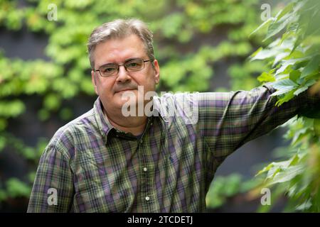 Barcelona, 09.05.2018. Interview mit dem Schriftsteller Sergi Pamies. Foto: Inés Baucells Archdc. Quelle: Album / Archivo ABC / Inés Baucells Stockfoto