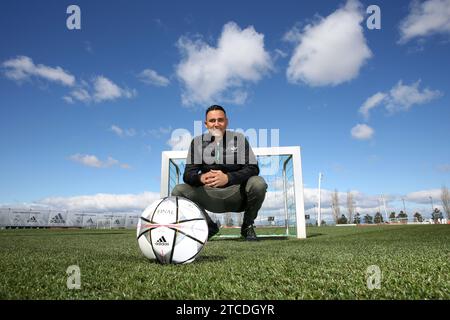 Valdebebas (Madrid), 03.06.2016. Interview mit Real Madrid Torhüter Keylor Navas bei der Ciudad Deportiva. Foto: Rafa Albarrán ARCHDC. Quelle: Album / Archivo ABC / Rafa Albarrán Stockfoto