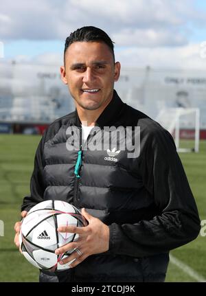 Valdebebas (Madrid), 03.06.2016. Interview mit Real Madrid Torhüter Keylor Navas bei der Ciudad Deportiva. Foto: Rafa Albarrán ARCHDC. Quelle: Album / Archivo ABC / Rafa Albarrán Stockfoto