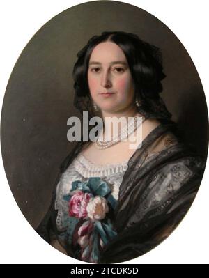 Wilhelm Corden der Jüngere (1819–1900) - Feodora, Prinzessin von Hohenlohe-Langenburg (1807–72) Stockfoto