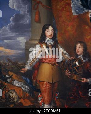 William Dobson - Charles II, 1630 - 1685. King of Scots 1649 - 1685. King of England and Ireland 1660 - 1685 (When Prince of Wales, with a page) Stock Photo