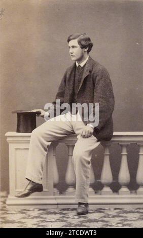 William Henry Gladstone von Fratelli Alinari. Stockfoto