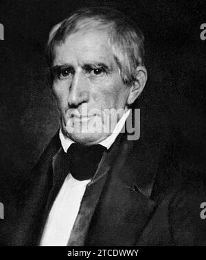 William Henry Harrison Daguerreotype Edit (zugeschnitten). Stockfoto