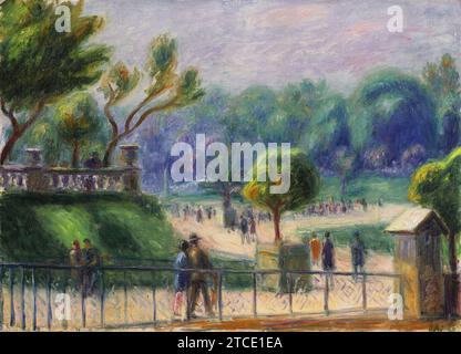 William james glackens die Brüstungsanlage luxembourg Gardens d6316177084529). Stockfoto