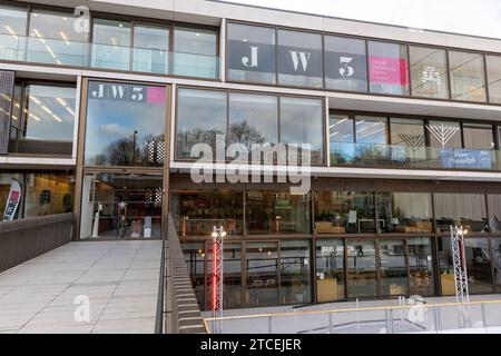 Das JW3 Community Centre in London NW3 12/2023 Stockfoto