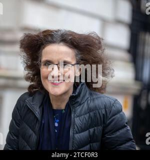 London, Großbritannien. Dezember 2023. Theresa villiers verlässt No 10 Downing Street Credit: Richard Lincoln/Alamy Live News Stockfoto