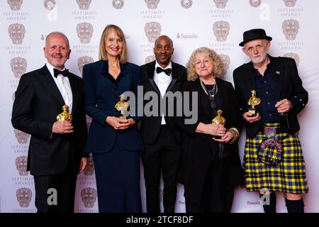 Jan-Willem Breure Und Oscar-Gewinner Anne Dudley, David Parfitt, Stephen Warbeck, Jenny Beavan – Septimius Awards 2023 Roter Teppich Stockfoto