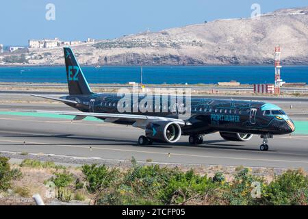 Avión demostrador Embraer 190/195 Stockfoto