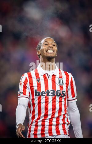 Dezember 2023; Bet365 Stadium, Stoke, Staffordshire, England; EFL Championship Football, Stoke City gegen Swansea City; Daniel Johnson aus Stoke City Stockfoto