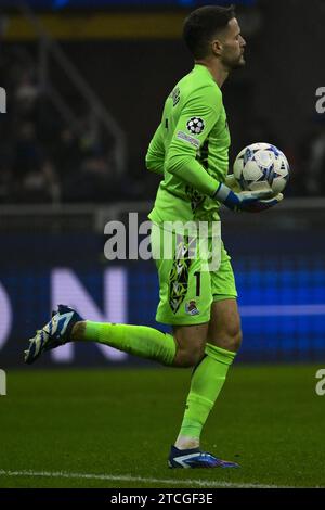 Mailand, Italien. Dezember 2023. Am 6. Tag der UEFA Champions League Gruppe D zwischen dem FC Internazionale Milano und Real Sociedad de Futbol am 12. Dezember 2023 im San Siro Stadion in Mailand, Italien. Quelle: Unabhängige Fotoagentur/Alamy Live News Stockfoto