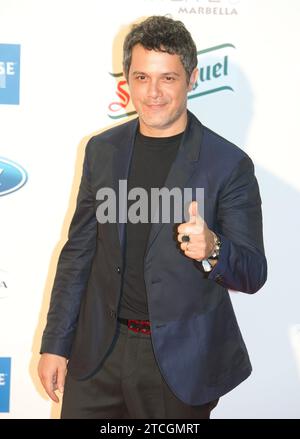 08/10/2013. Marbella. Malaga. Andalusien. Spanien. Nagüales Auditorium. STARLITE Charity Gala. Antonio Banderas, Melanie Griffith, sponsert die Gala. Alejandro Sanz, Valeria Mazza usw. waren anwesend. Foto: De San Bernardo. Archdc von San Bernardo. Quelle: Album / Archivo ABC / Eduardo San Bernardo Stockfoto