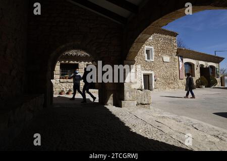 Fuendetodos (Saragossa), 10.03.2021. Besuchen Sie Goyas Geburtshaus, das Gravurmuseum, die Zuloaga Ausstellungshalle und Außenanlagen. Foto: Fabián Simón. ARCHDC. Quelle: Album / Archivo ABC / Fabián Simón Stockfoto