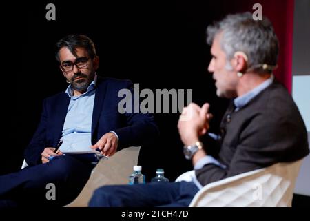 Tres Cantos (Gemeinschaft Madrid), 31.03.2022. Forum dritte Ausgabe von Next Spain 'Spain - Plató de Europa'. Foto: Guillermo Navarro. ARCHDC. Quelle: Album / Archivo ABC / Guillermo Navarro Stockfoto