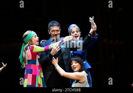 Malaga, 11.11.2021. Präsentation des neuen Soho Theater Musicals von Antonio Banderas 'Company' in der Presse. Foto: Francis Silva. ARCHSEV. Quelle: Album / Archivo ABC / Francis Silva Stockfoto