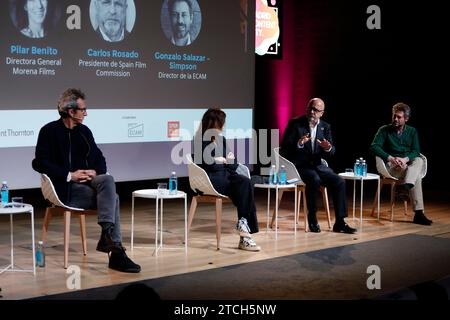 Tres Cantos (Gemeinschaft Madrid), 31.03.2022. Forum dritte Ausgabe von Next Spain 'Spain - Plató de Europa'. Foto: Guillermo Navarro. ARCHDC. Quelle: Album / Archivo ABC / Guillermo Navarro Stockfoto