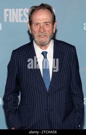 Los Angeles, USA. Dezember 2023. Tommy Lee Jones nimmt am 12. Dezember 2023 an Paramount’s Special Screening von FINESTKIND im Pacific Design Center in Los Angeles Teil. (Foto: Corine Solberg/SipaUSA) Credit: SIPA USA/Alamy Live News Stockfoto