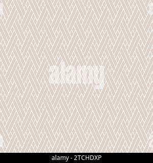 Das geometrische Muster mit Streifen. Nahtloser Vektorhintergrund. Stock Vektor