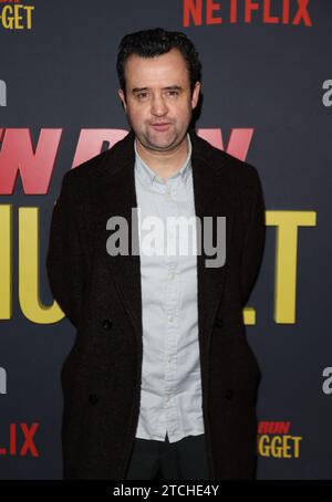 London, Großbritannien. Dezember 2023. Daniel Mays besuchte die britische Premiere von „Chicken Run: Dawn of the Nugget“ im Londoner Picturehouse Central. Quelle: SOPA Images Limited/Alamy Live News Stockfoto