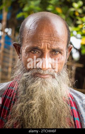 Der tägliche Lebensstil der Ufermenschen von Bangladesch. Dieses Bild wurde am 30. Juli 2022 aus Dhaka, Bangladesch, aufgenommen. Stockfoto