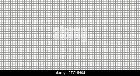 Nahtloses Muster aus pvc für Moskitofenster oder -Tür. Türöffnungen schützen vor Fliegen und anderen fliegenden Insekten. Vektorhintergrund. Stock Vektor