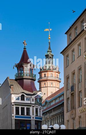 Leipzig, Riquet House Stockfoto